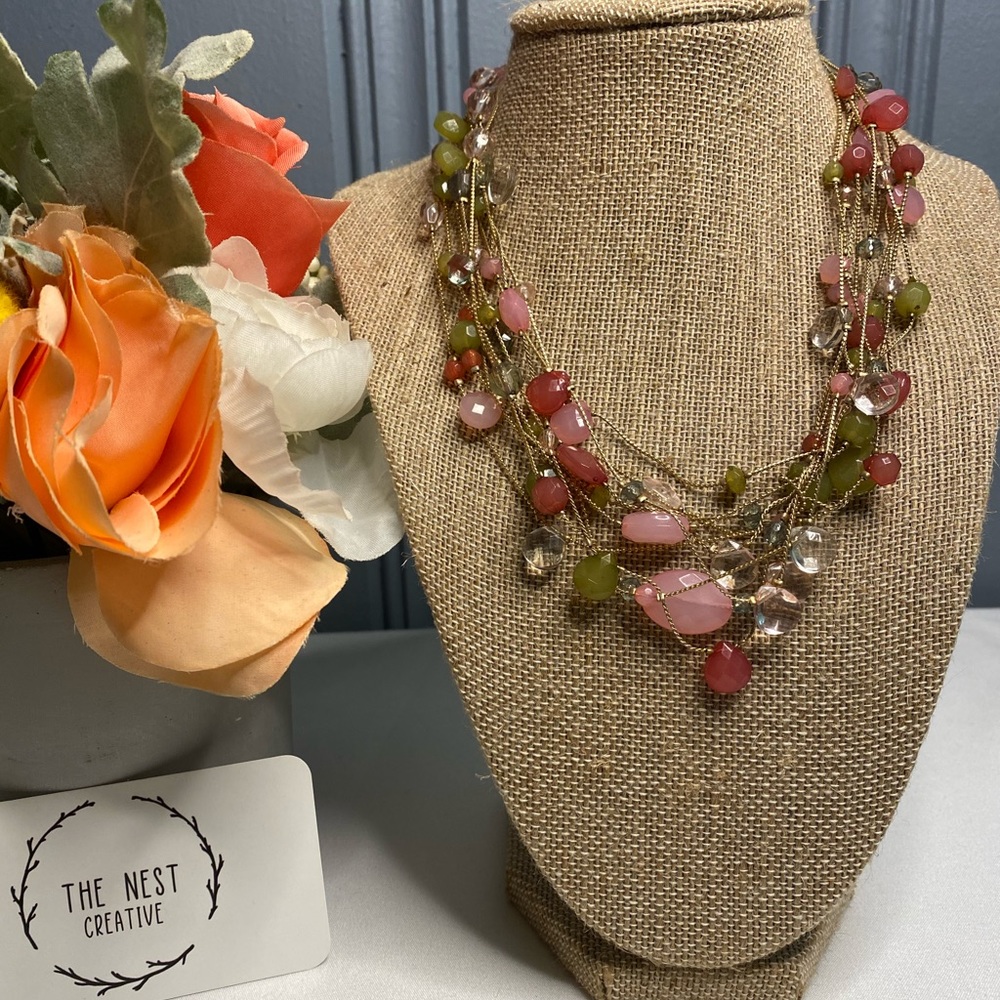 Vintage Crazy Horse Multicolor Necklace